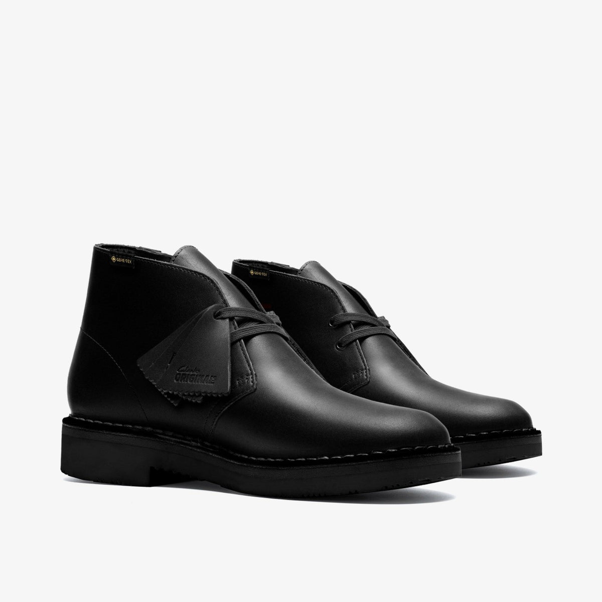Men Desert Boot GORE-TEX Black Leather