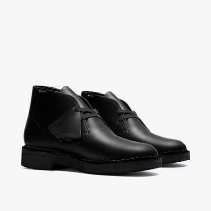 Men Desert Boot GORE-TEX Black Leather