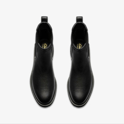 Women Nella Top Black Leather