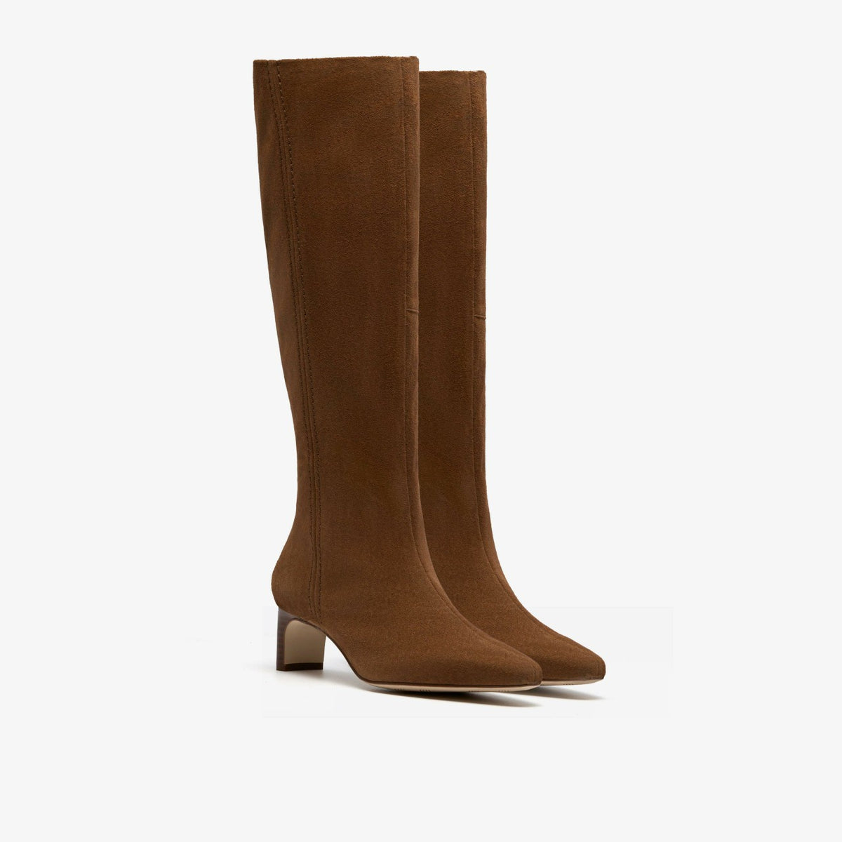Women Edina Tall Walnut Suede