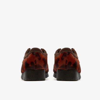 Women Wallabee Brown Cow Print