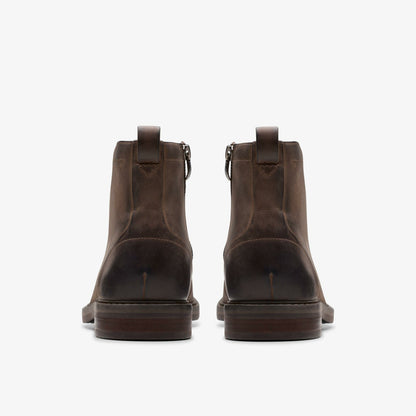 Men Aldwin Cap Brown Leather