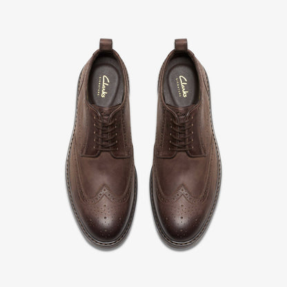 Men Aldwin Limit Brogue Brown Leather