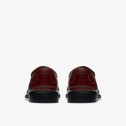 Men Craft James Lo Loafer Wine Leather