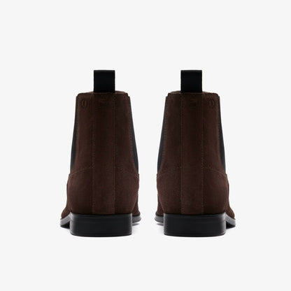 Men Paulton Easy Dark Brown Suede
