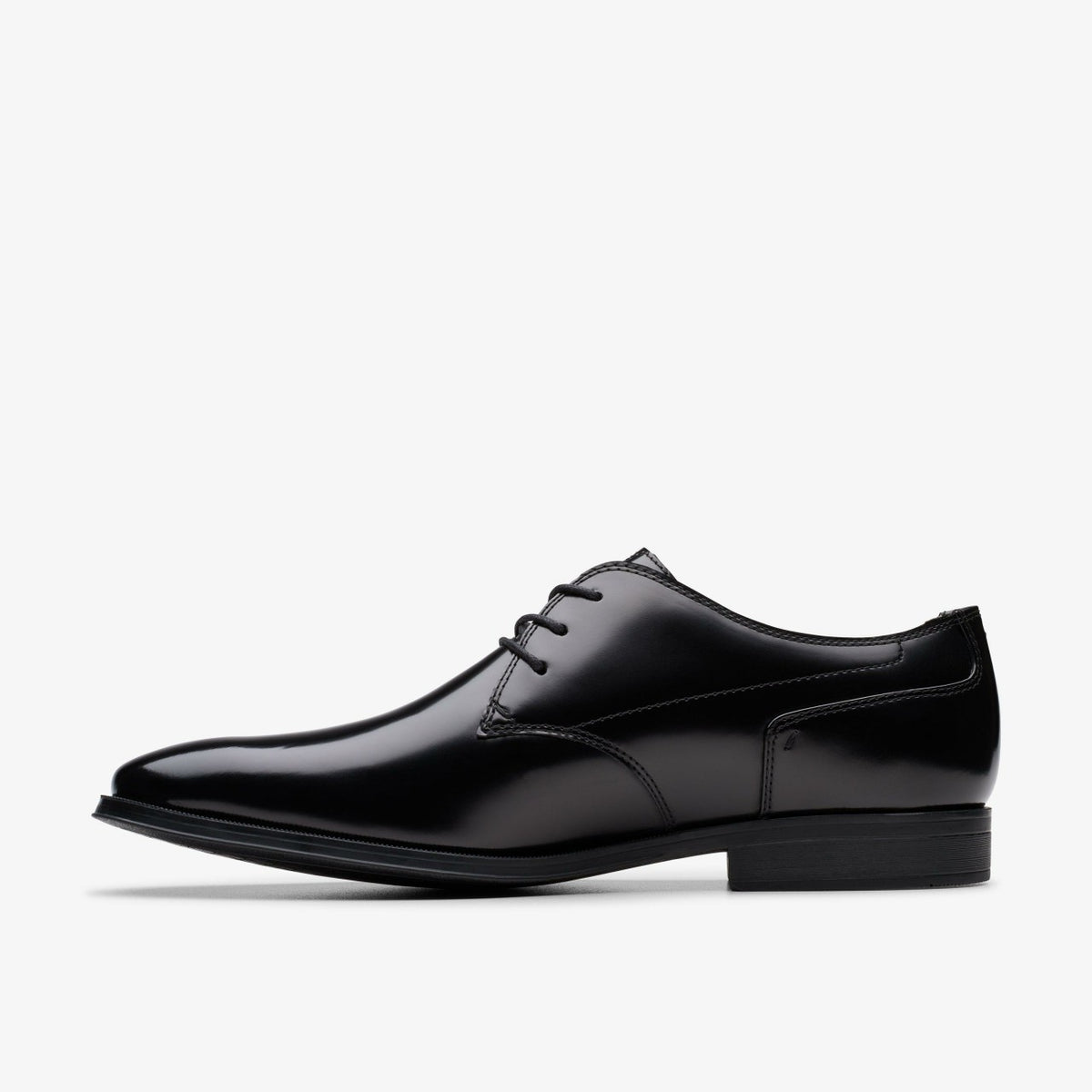 Men Paulton Lace Black Hi Shine Leather