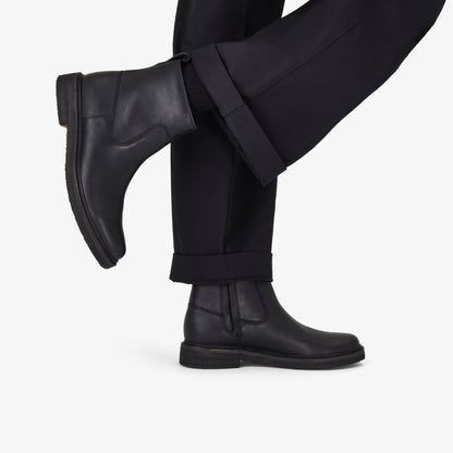 Men Clarkdale Boot Black Leather