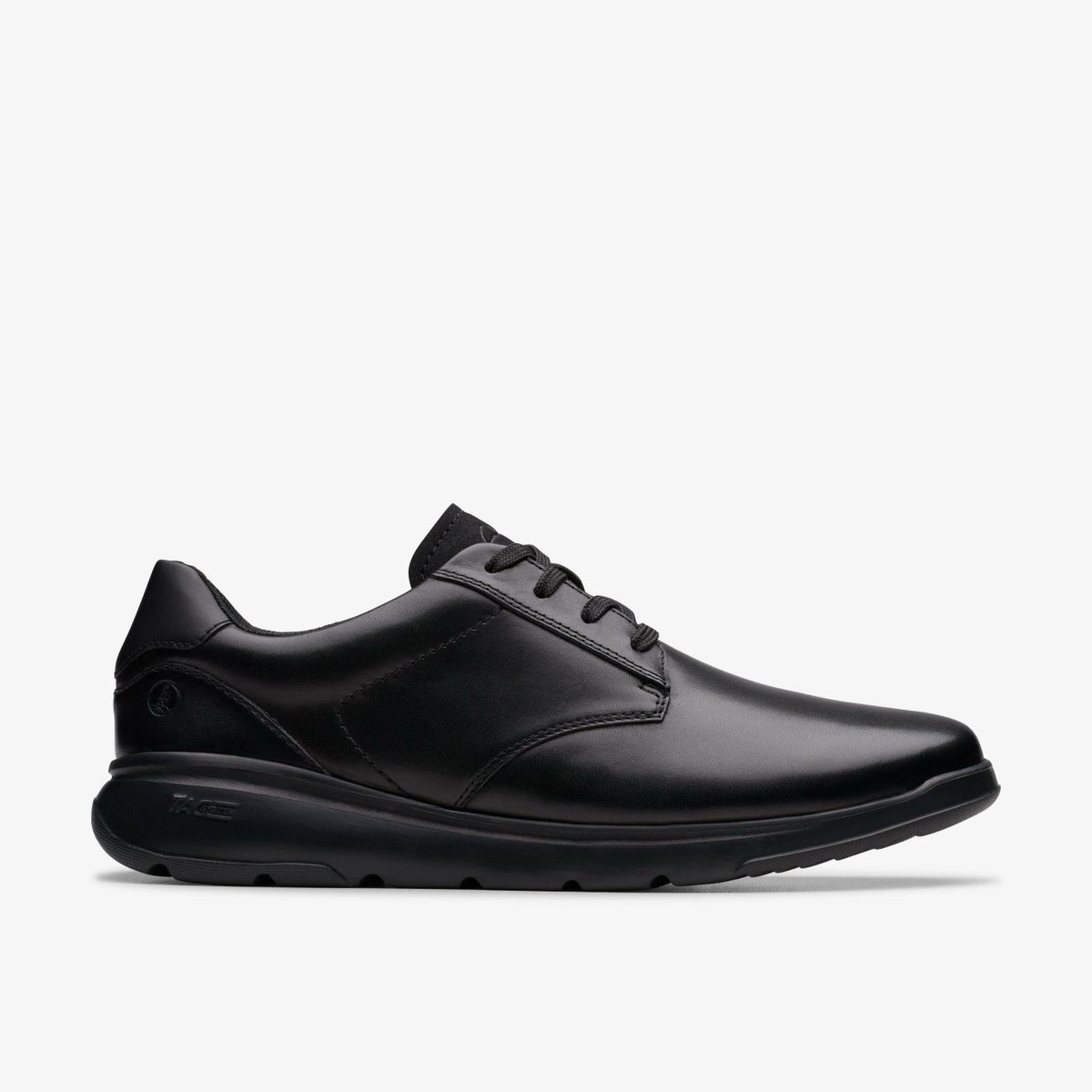 Men Lifton Lace Black Leather