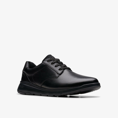 Men Lifton Lace Black Leather