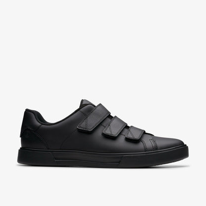 Men Romsey Strap Black Leather
