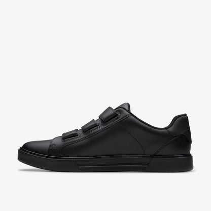 Men Romsey Strap Black Leather