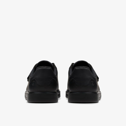 Men Romsey Strap Black Leather
