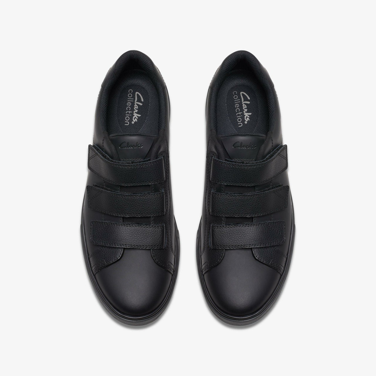 Men Romsey Strap Black Leather