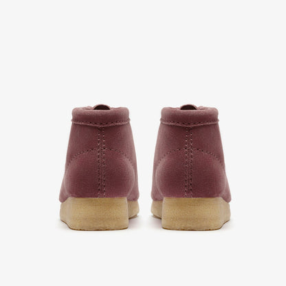 Women Wallabee Boot Rose Brown Suede