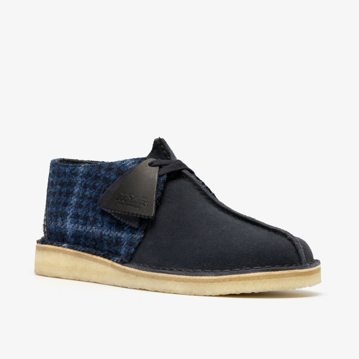 Men Desert Trek Navy Tweed Combination