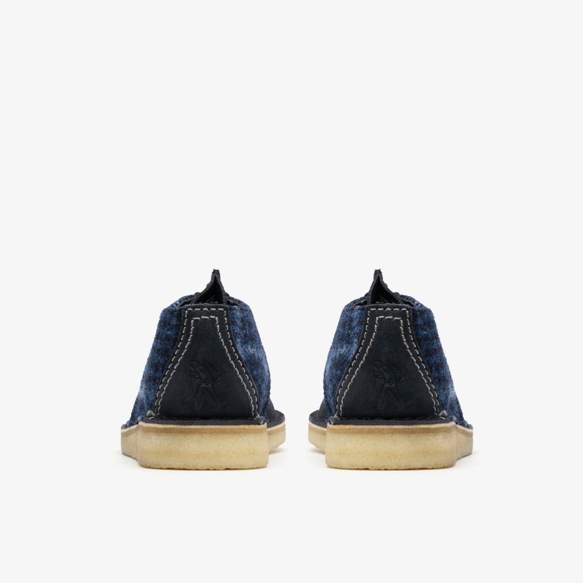Men Desert Trek Navy Tweed Combination