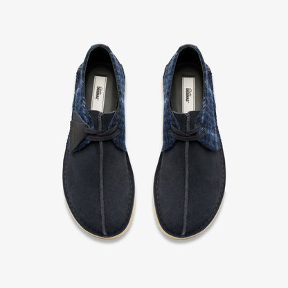 Men Desert Trek Navy Tweed Combination