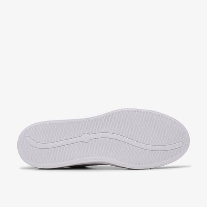 Women Makea Court White Leather