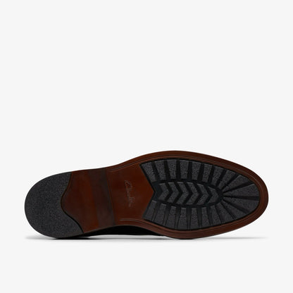 Men Aldwin Lace Black Leather