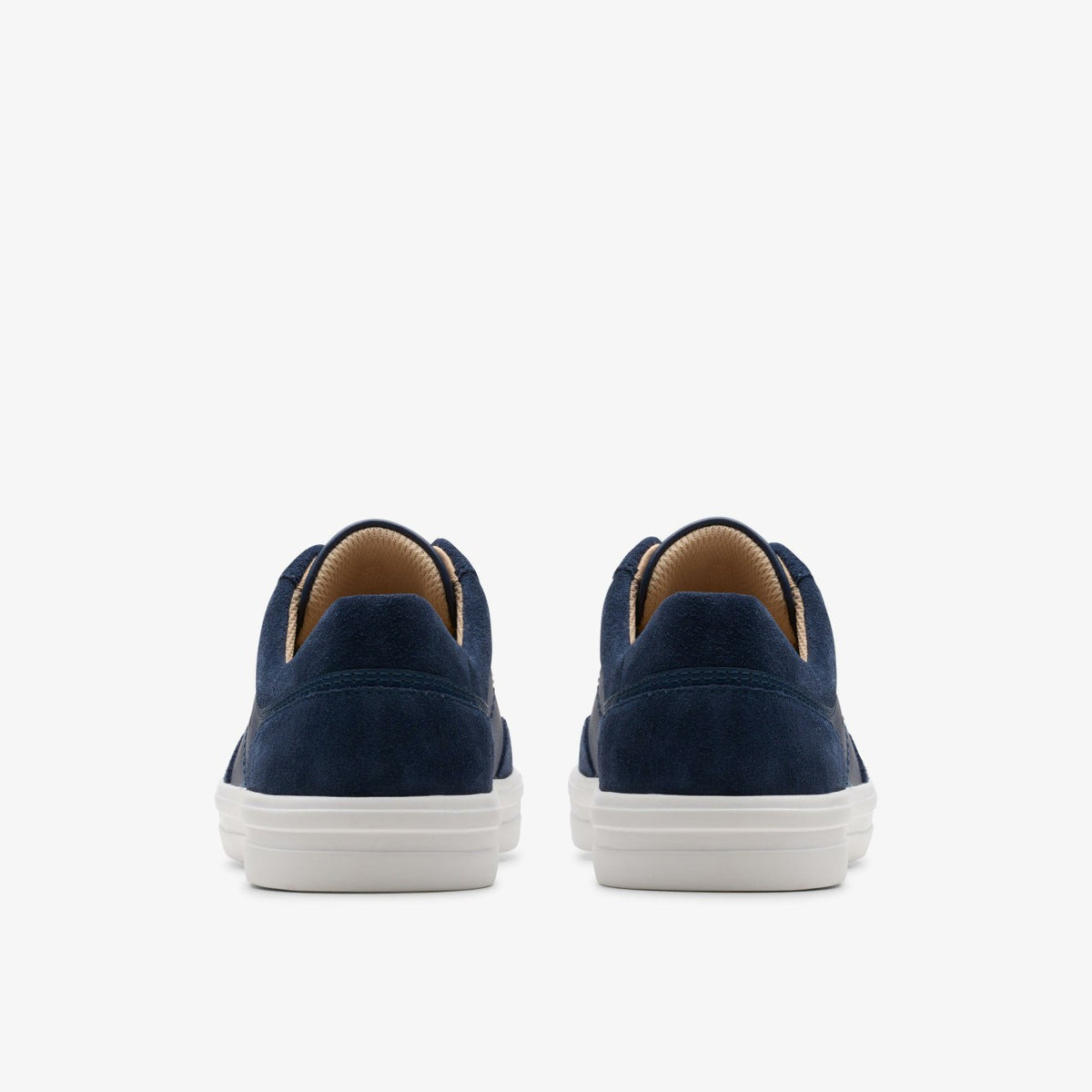 Women Makea Court Navy Leather