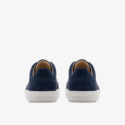 Women Makea Court Navy Leather