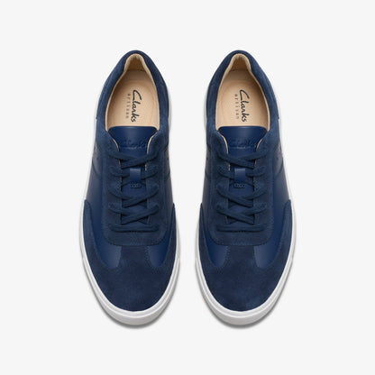 Women Makea Court Navy Leather