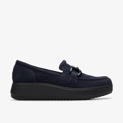 Women Zylah Top Navy Suede