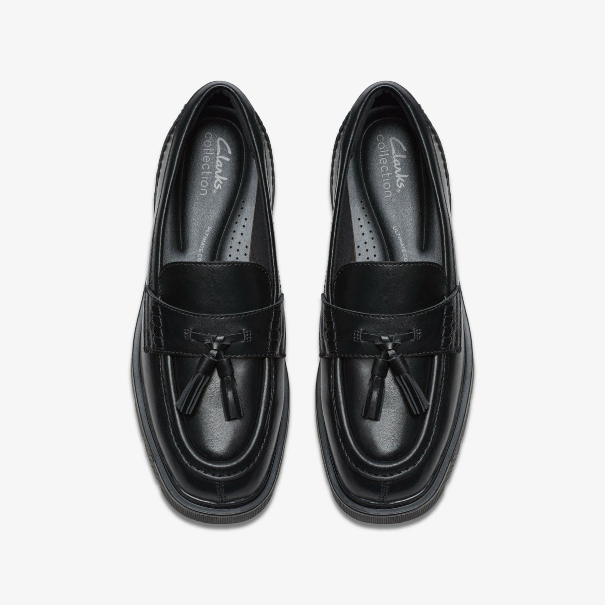 Women Lauryl Tassel Black Leather