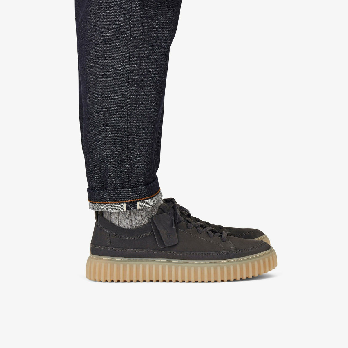 Men Torhill Lace Dark Grey Nubuck