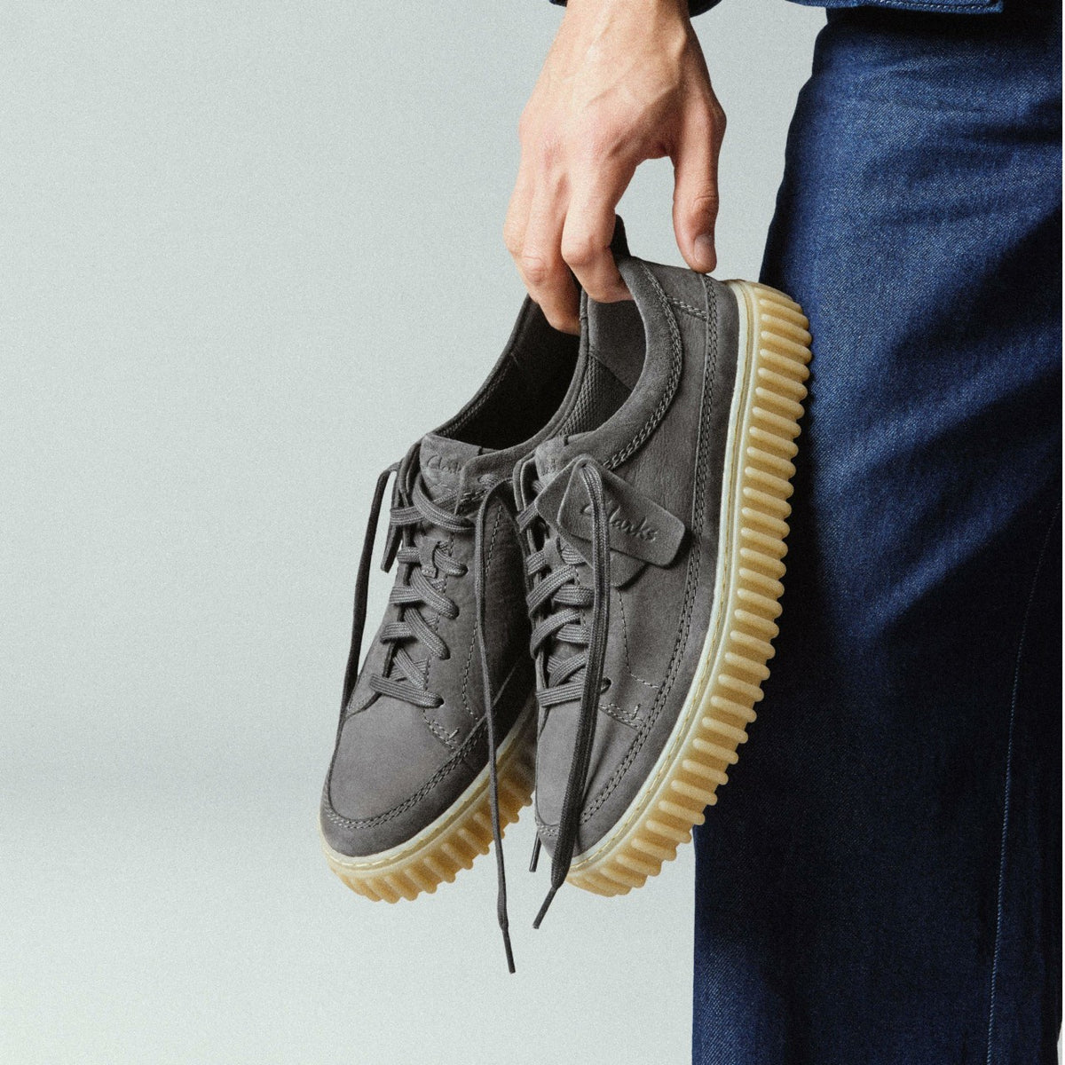 Men Torhill Lace Dark Grey Nubuck