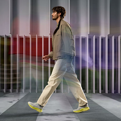 Men Clarks Pace Lime Combination