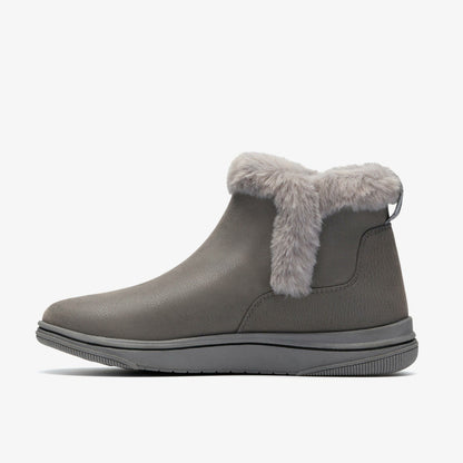 Women Brinkley Fur Dark Grey Combination