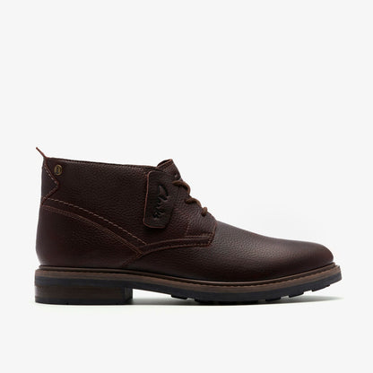 Men Newford Mid Waterproof Brown Warmlined Leather