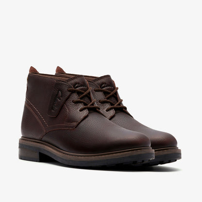 Men Newford Mid Waterproof Brown Warmlined Leather
