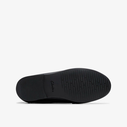 Kids Finja Loafer Older Black Leather