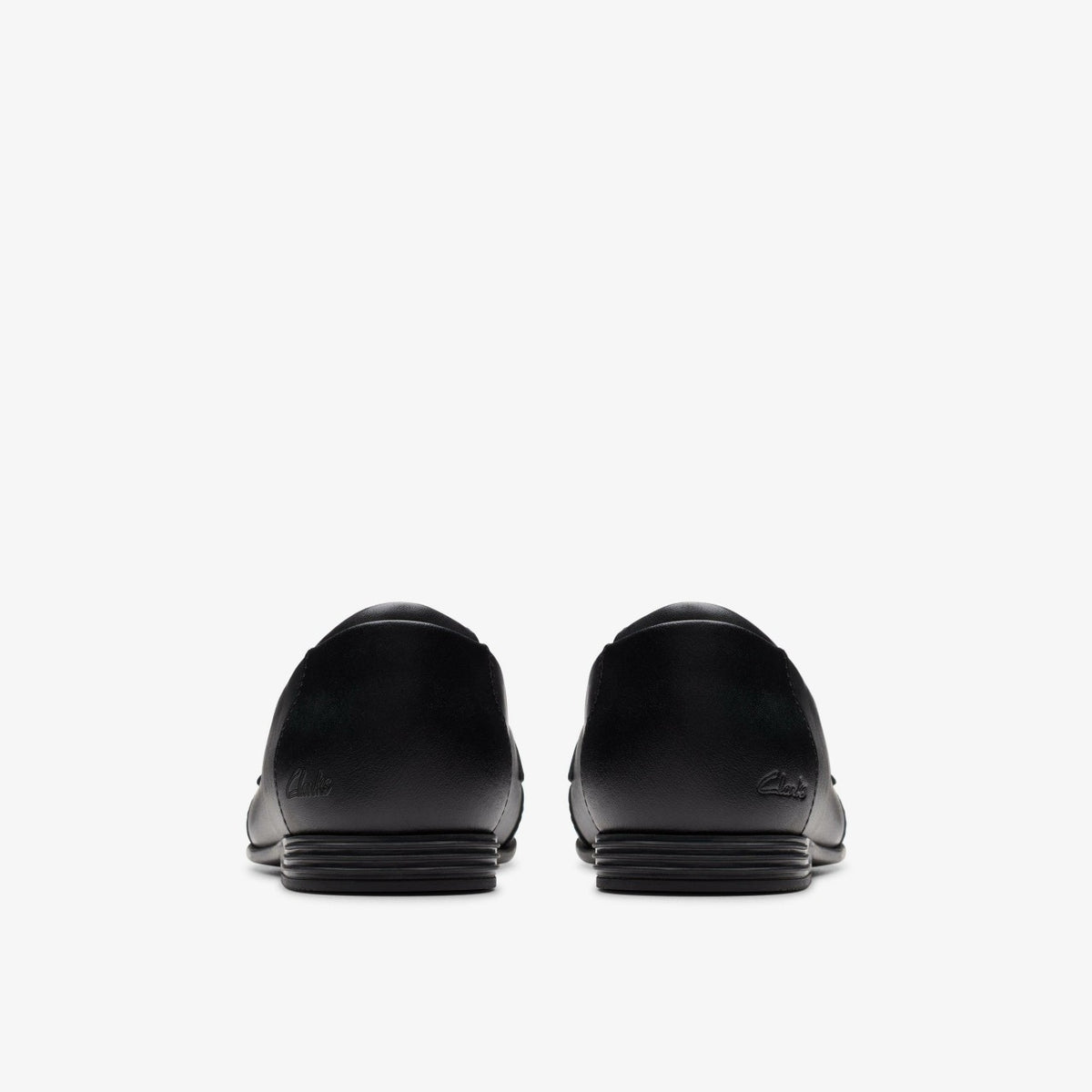 Kids Finja Loafer Older Black Leather