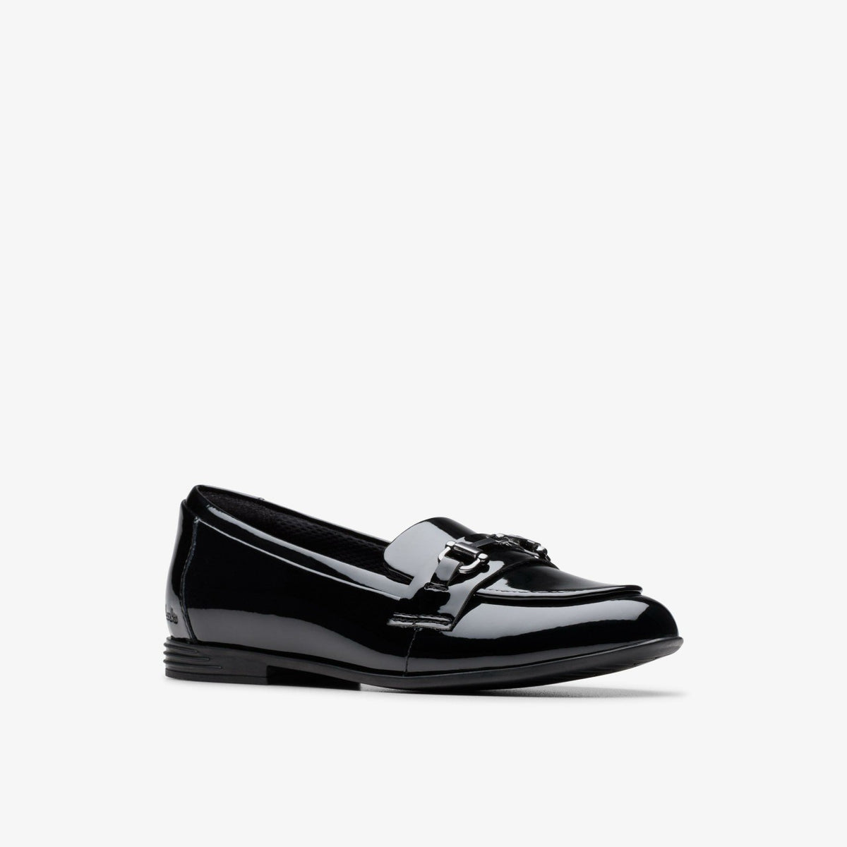 Kids Finja Loafer Older Black Patent