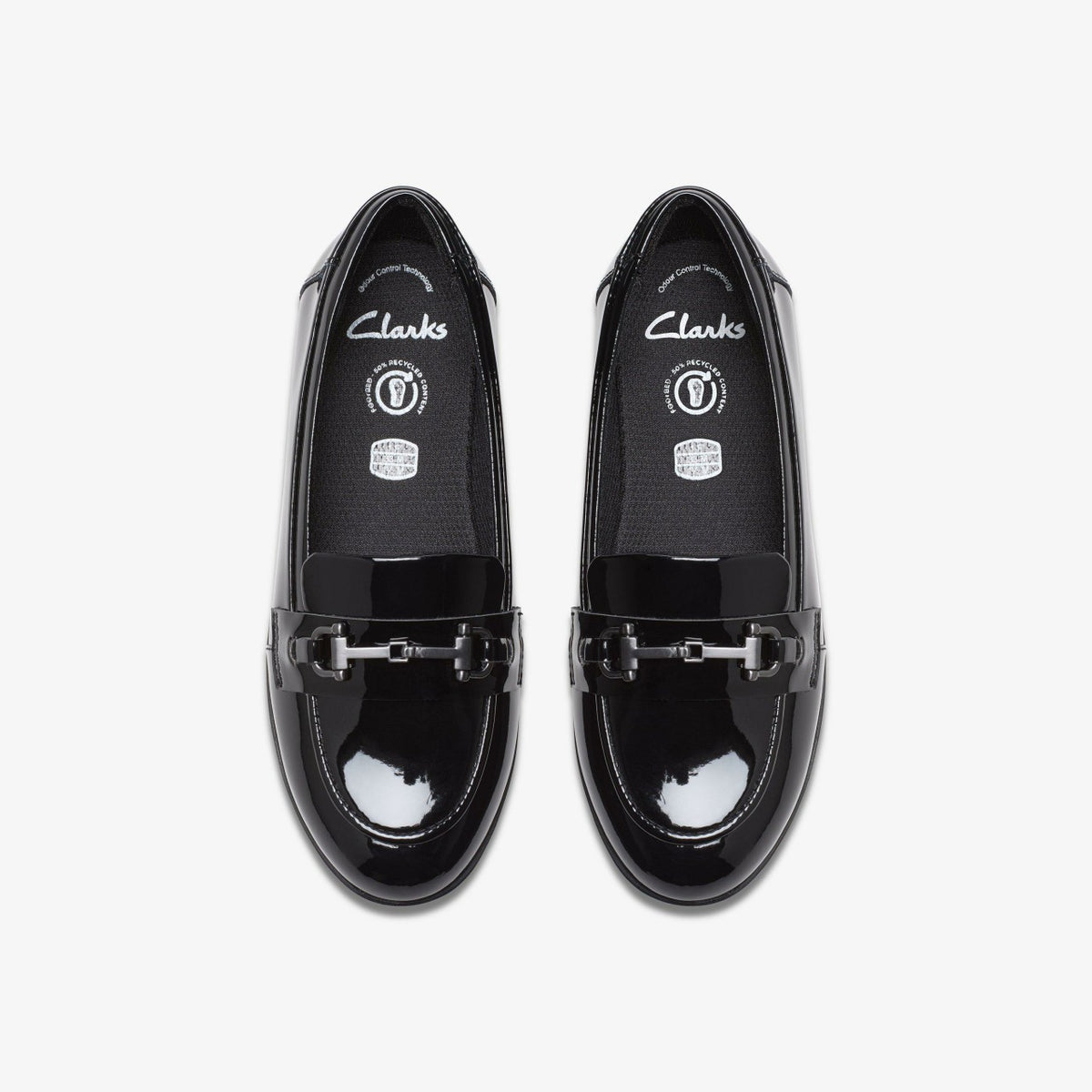 Kids Finja Loafer Older Black Patent