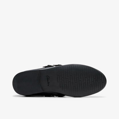 Kids Finja Bar Youth Black Leather