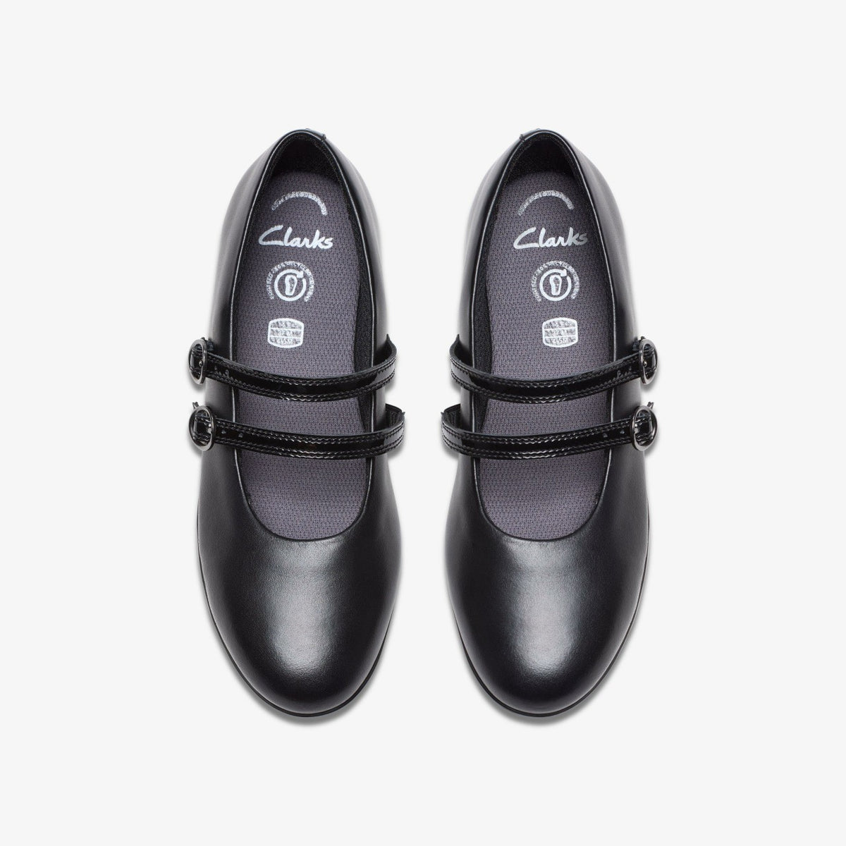 Kids Finja Bar Youth Black Leather