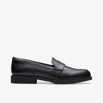 Kids Tapa Edge Youth Black Leather