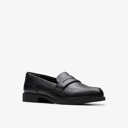 Kids Tapa Edge Youth Black Leather