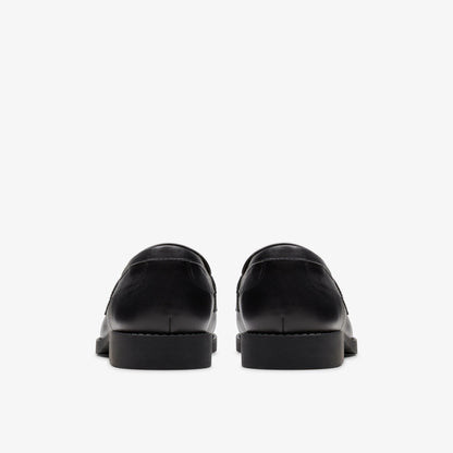 Kids Tapa Edge Youth Black Leather