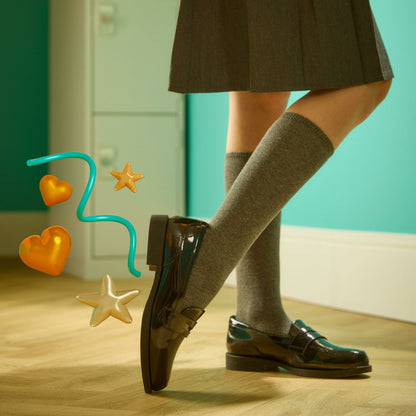 Kids Tapa Edge Youth Black Patent