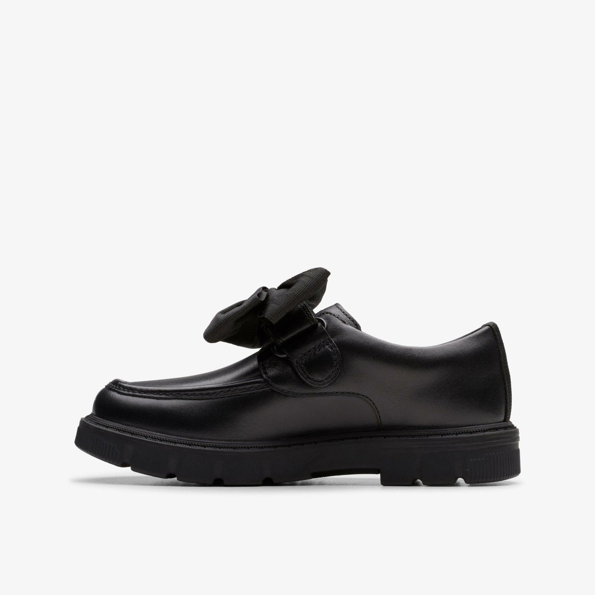 Kids Lorcam Bow Kid Black Leather