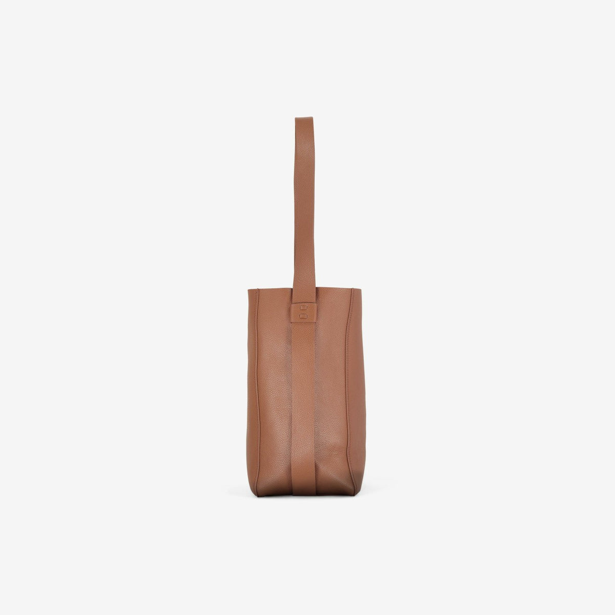 Women Bucket Tote Tan Leather