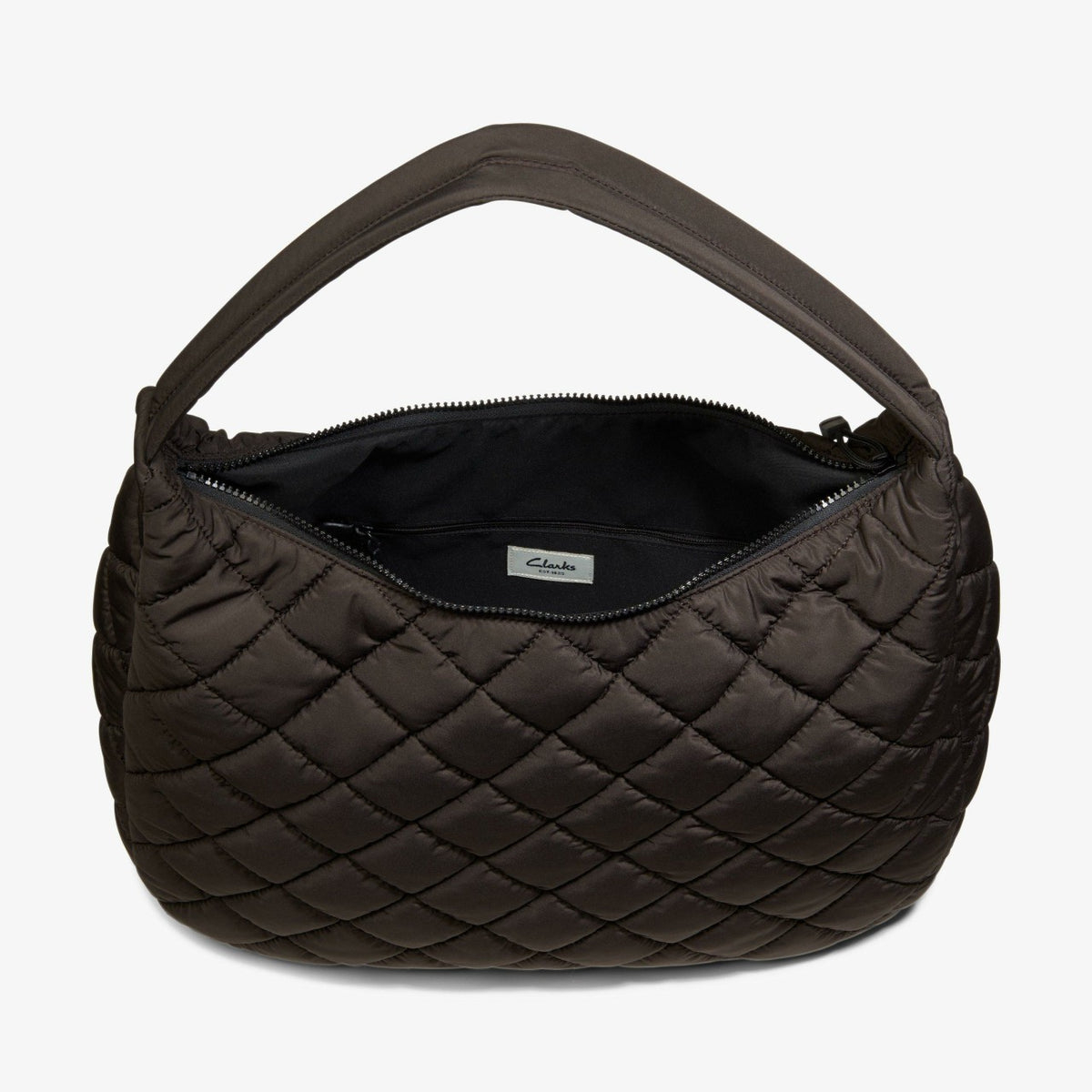Women Quilted Tote Dark Brown