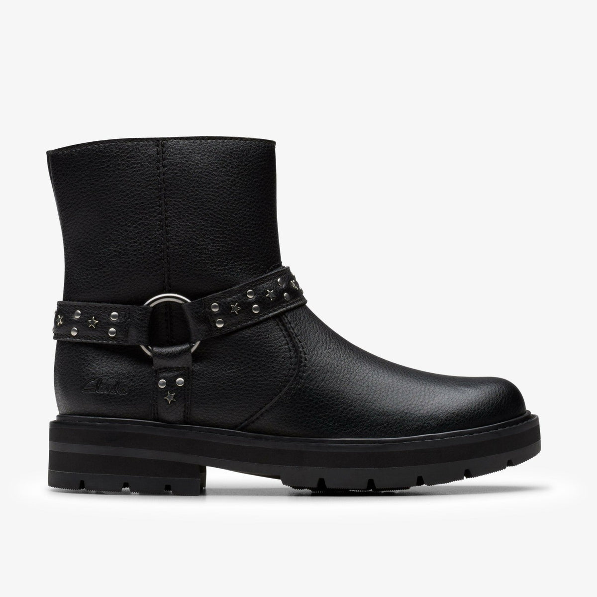 Kids Prague Shine Kid Black Leather