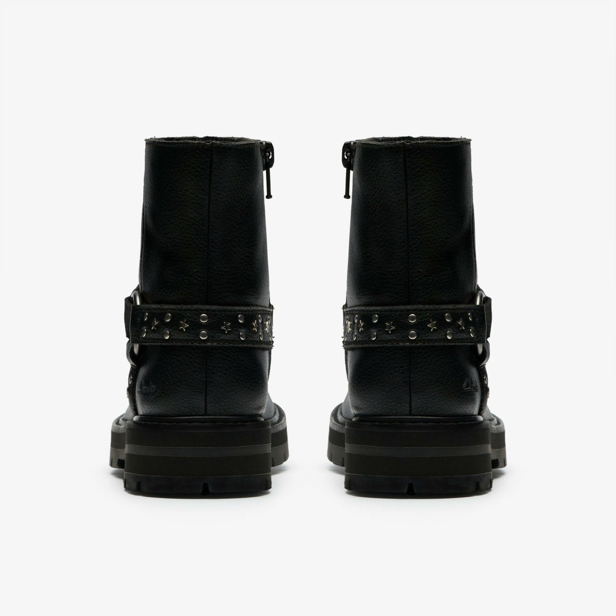 Kids Prague Shine Kid Black Leather