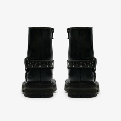 Kids Prague Shine Kid Black Leather